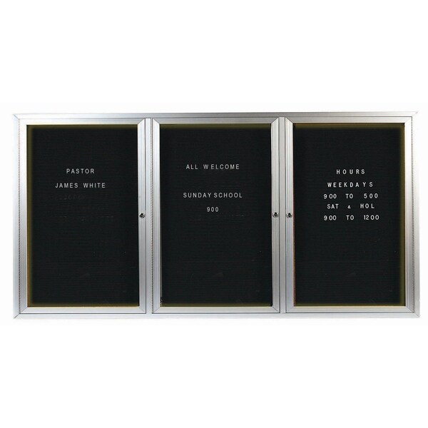 Enclosed Letterboard Cabinets 36"x72"